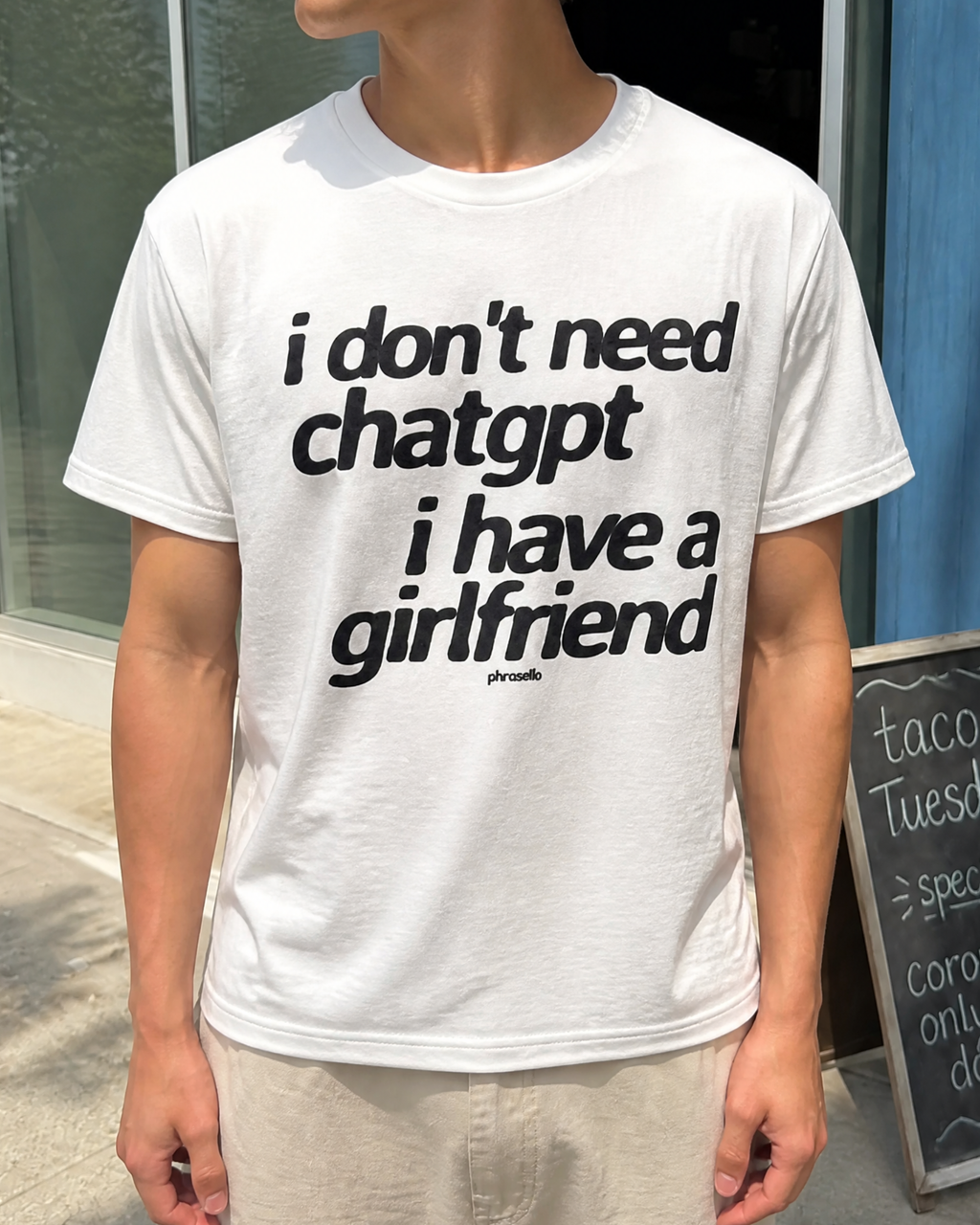 I Don't Need ChatGPT I Have a Girlfriend Tee Shirt