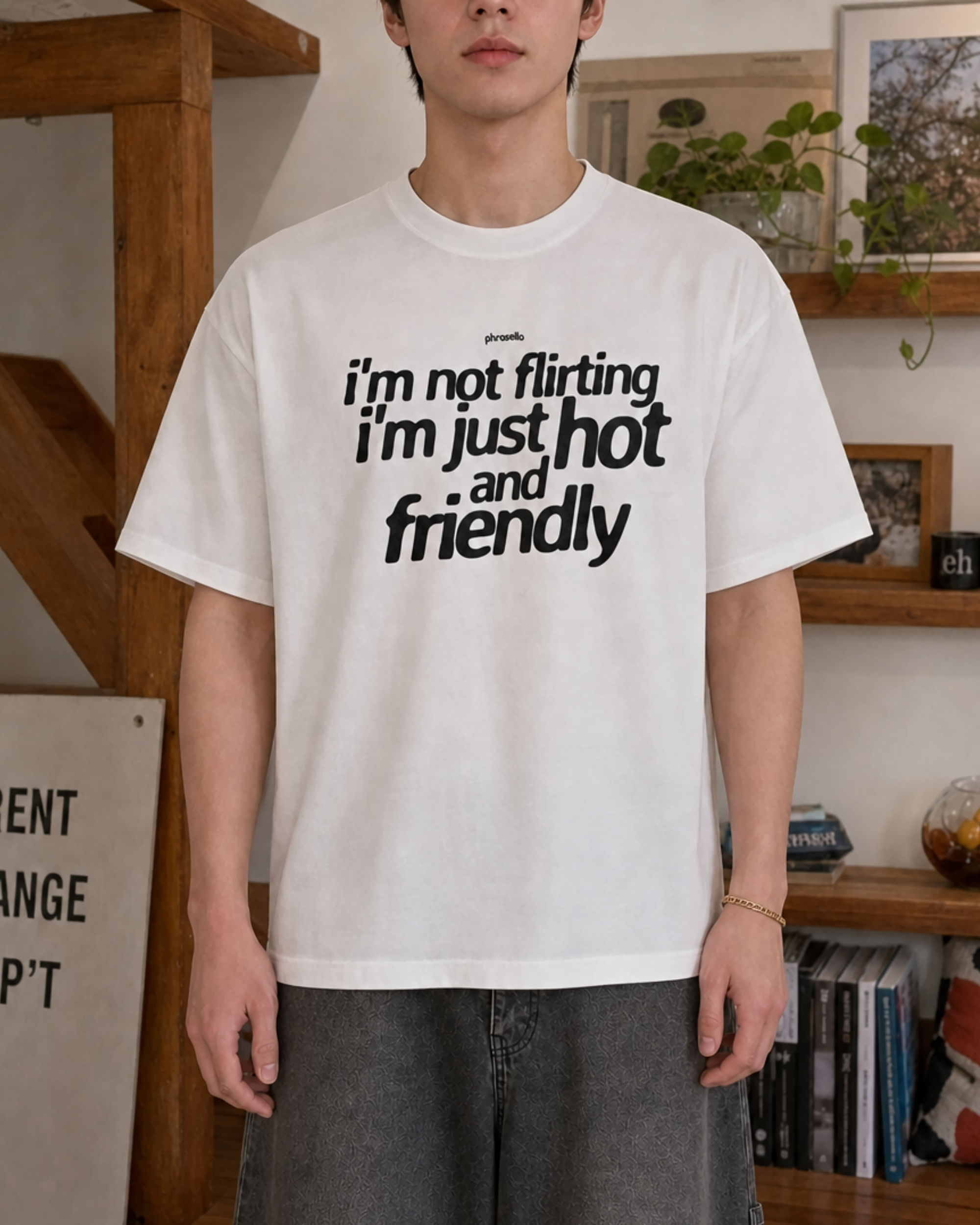 I'm Not Flirting I'm Just Hot and Friendly Tee Shirt